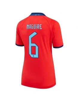England Harry Maguire #6 Auswärtstrikot für Frauen WM 2022 Kurzarm